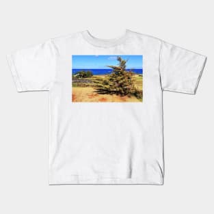 Christmas Tree on Easter Island - Rapa Nui Kids T-Shirt